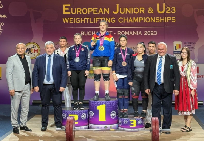 Sportiva Alexandrina Ciubotaru a cucerit medalia de aur la Campionatul European de Haltere