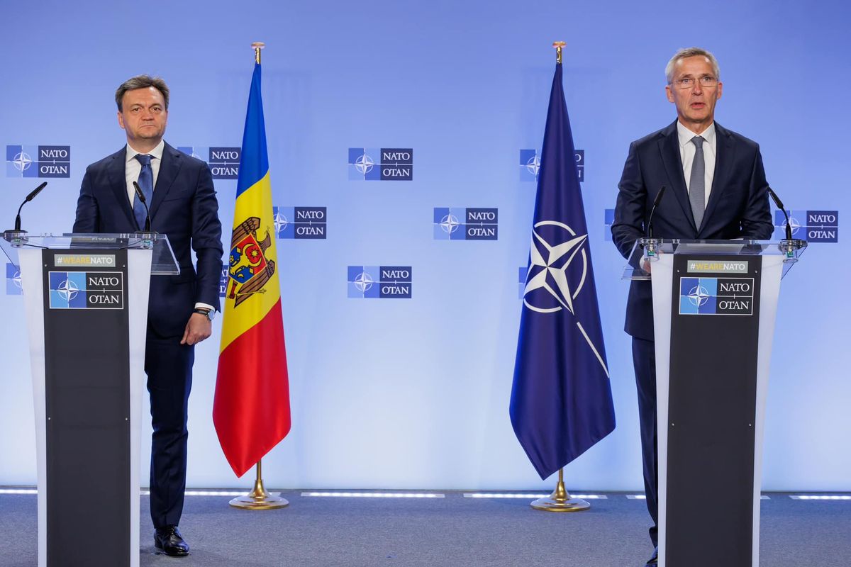 Recean, discuție cu șeful NATO: R. Moldova vrea să extindă cooperarea cu Alianța Nord-Atlantică