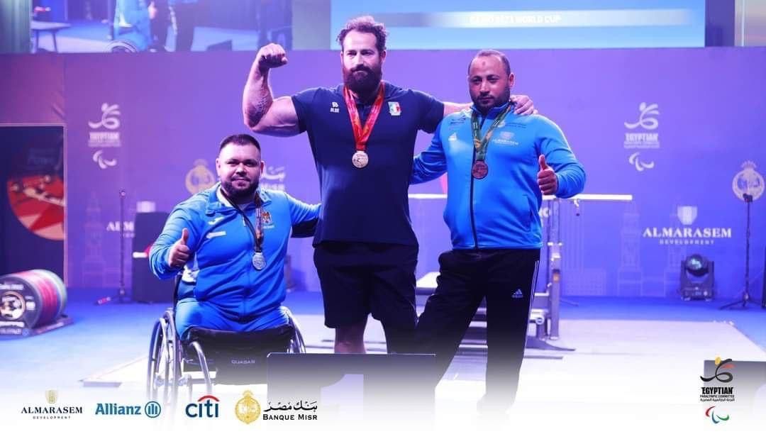 Lotul național de para powerlifting a cucerit o medalie de argint și două de bronz la Cupa Mondială din Egipt