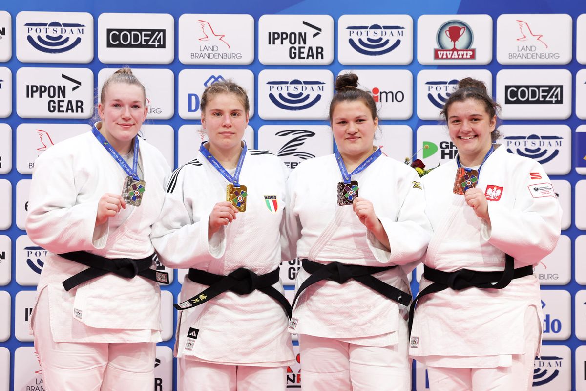 FOTO/ Sportiva Oxana Diacenco a cucerit bronzul la Campionatul European la Judo Under 23