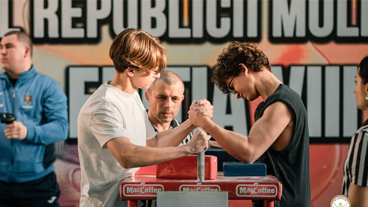 240 de sportivi din țară au participat la Campionatul Național la armwrestling. Lista câștigătorilor