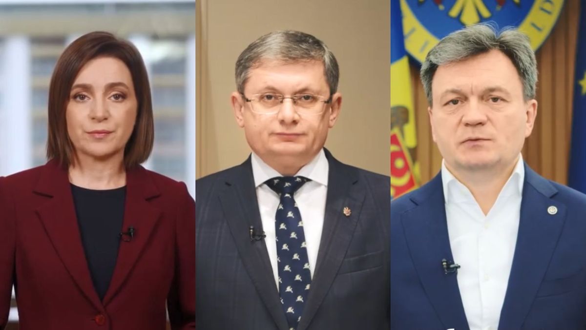 VIDEO/ „Sunt doi ani de când Ucraina stă dreaptă și demnă”. Mesaj comun de la conducerea R. Moldova