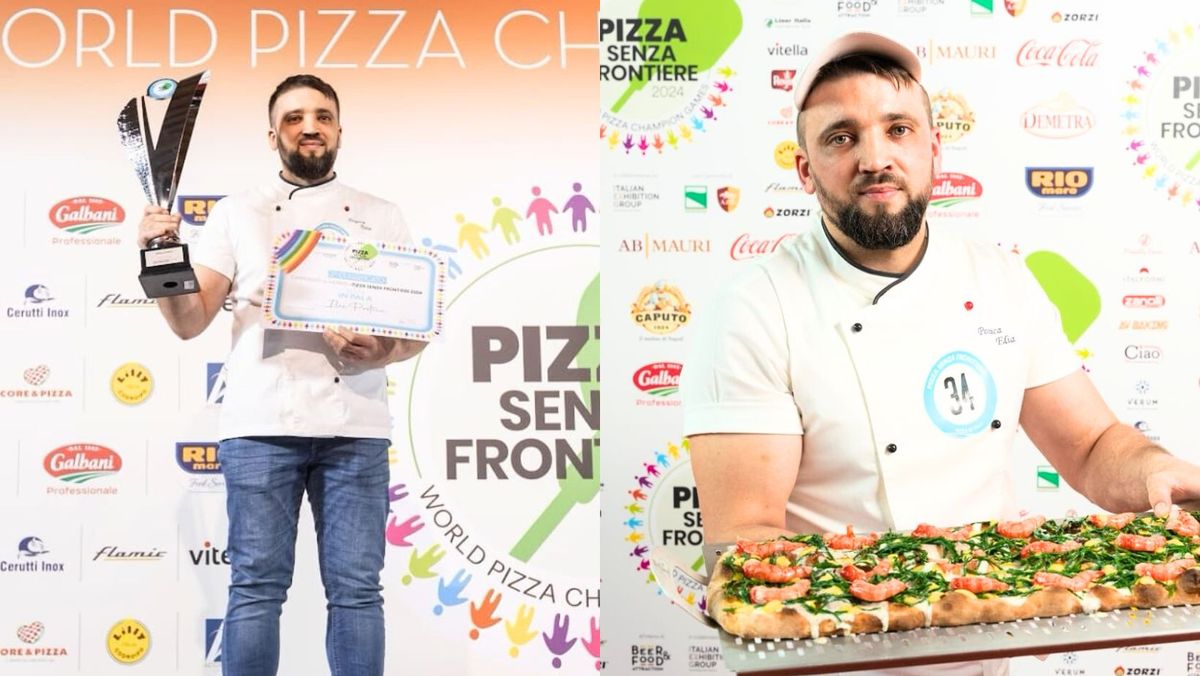 FOTO/ Un moldovean a obținut locul II la Campionatul Mondial de Pizza, desfășurat la Rimini, Italia