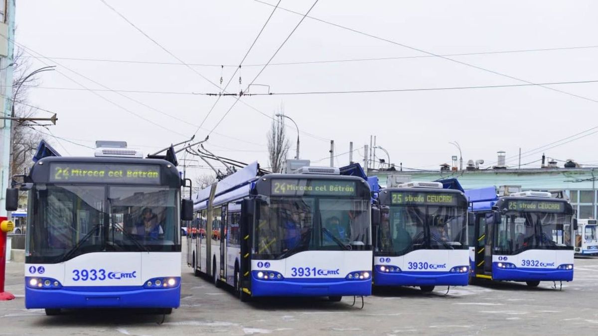 Primăria Chișinău va cumpăra un lot de 43 de troleibuze. Prețul achiziției