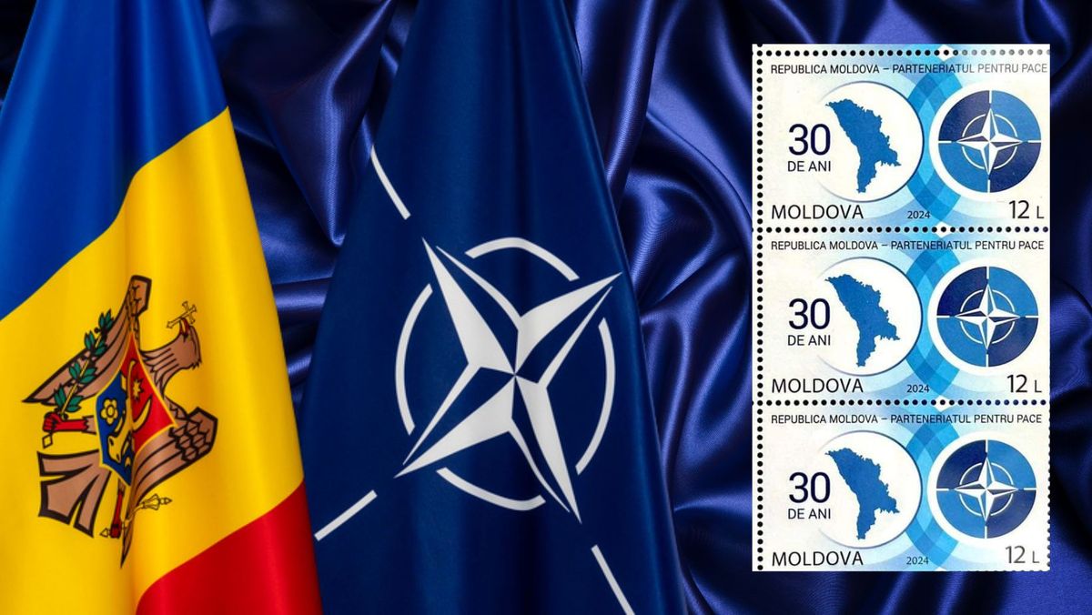 30 de ani de cooperare între NATO și R. Moldova. Poșta Moldovei a lansat o serie specială de timbre