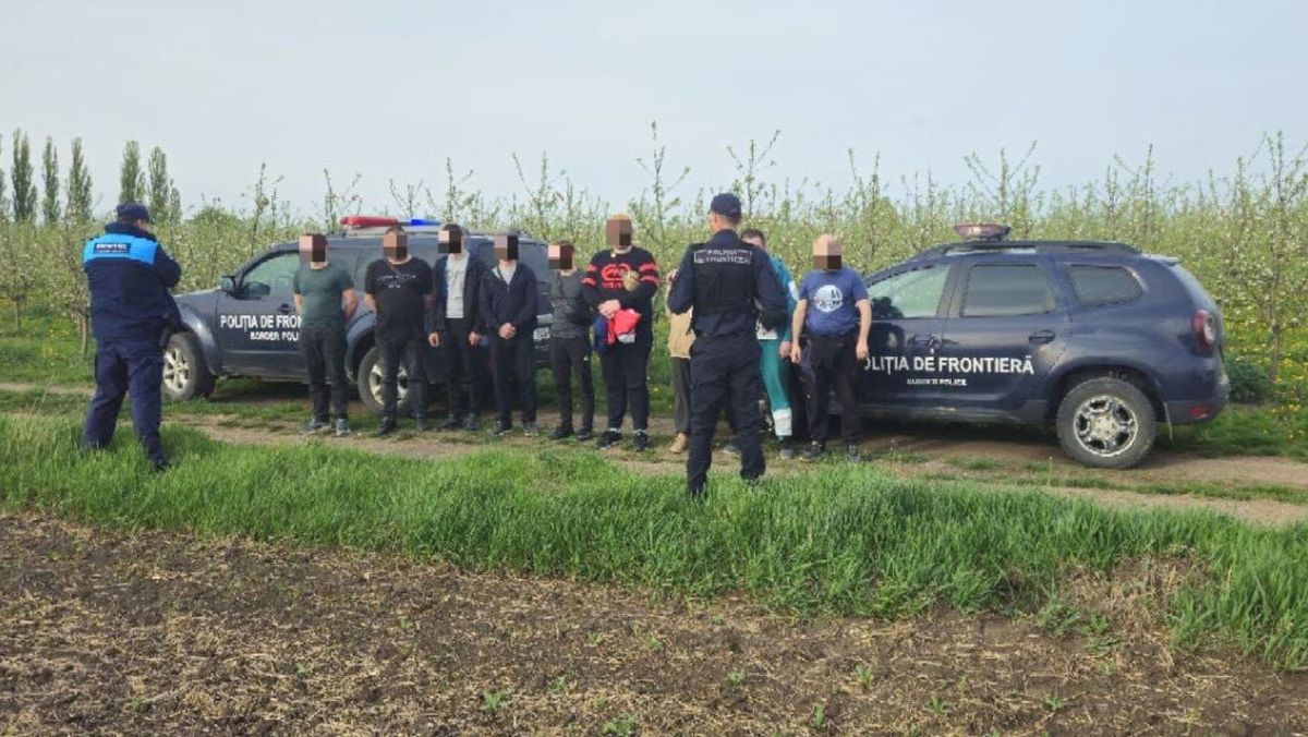 Nouă ucraineni, prinși în timp ce treceau ilegal frontiera moldo-ucraineană