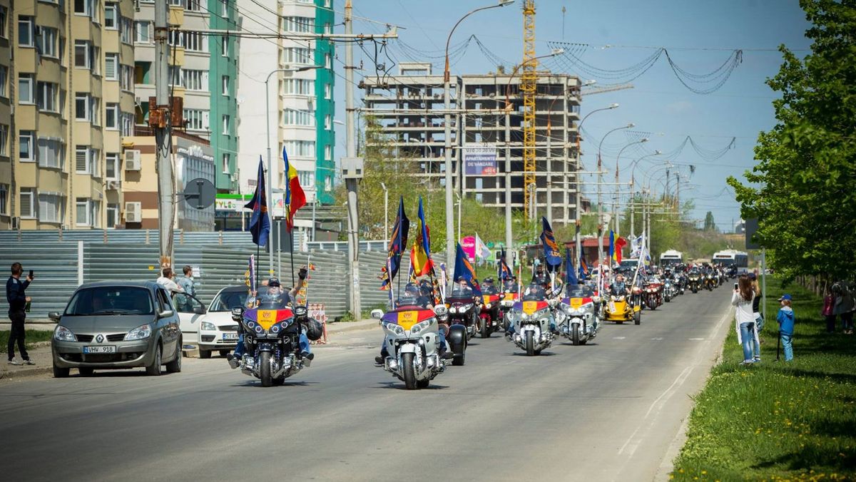 În Chișinău astăzi va avea loc o paradă a motocicletelor. Mai multe străzi vor fi parțial închise