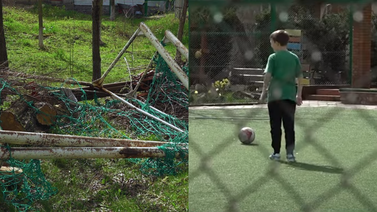 VIDEO/ Noi detalii în cazul copilului din Sîngerei, peste care a căzut o poartă de fotbal