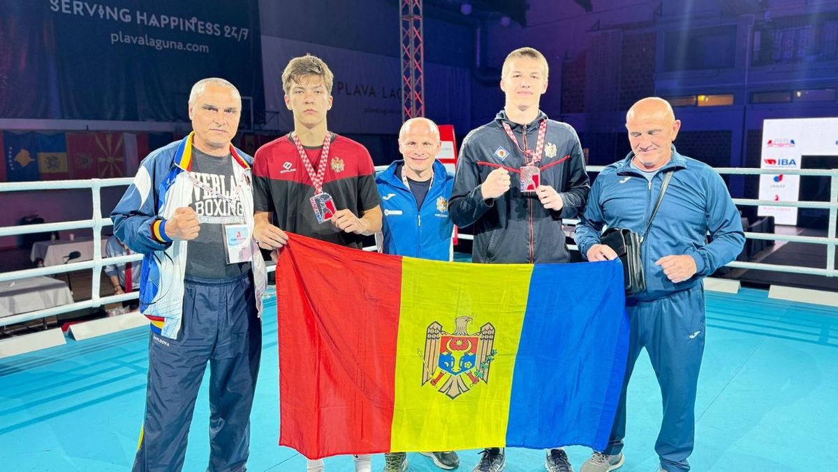 FOTO/ Boxerii moldoveni au cucerit două medalii la Campionatul European de tineret din Croația