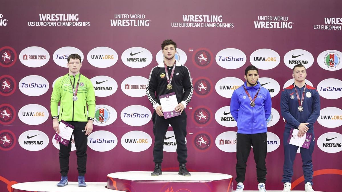 Luptătorul de stil greco-roman Vasile Zabica a cucerit medalia de bronz la Campionatul European