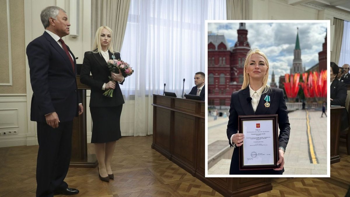 Deputata Marina Tauber a fost decorată la Moscova cu „Ordinul Prieteniei”
