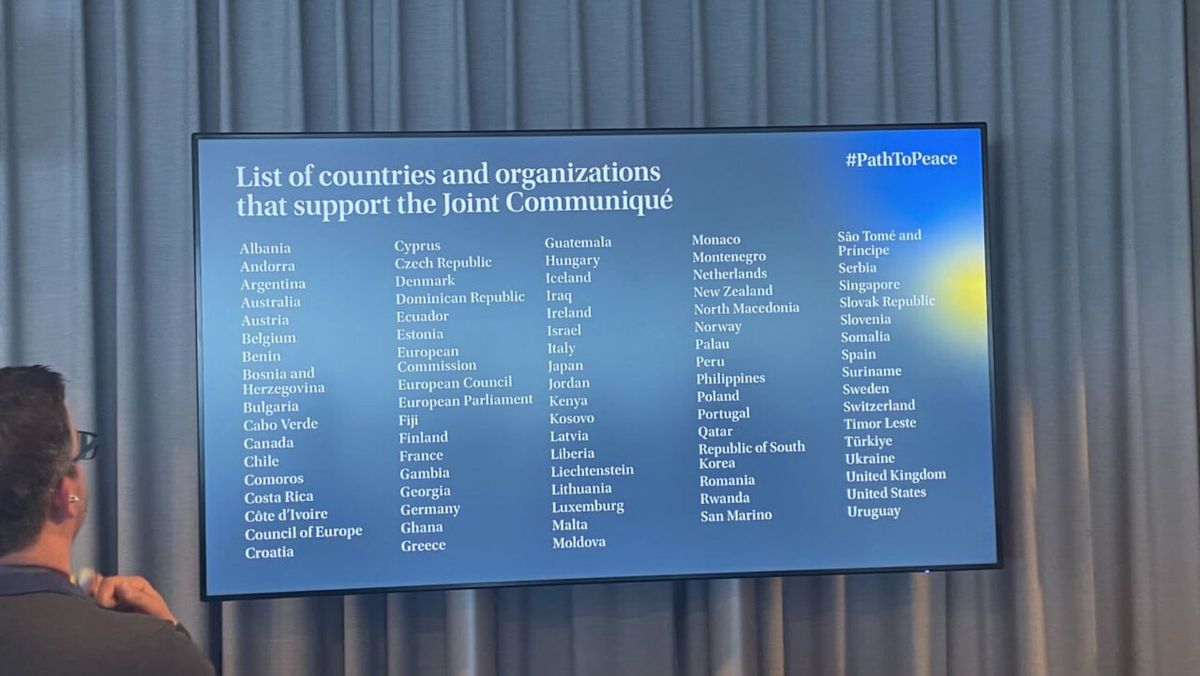 Declarația finală a Summitului din Elveția a fost semnată de 80 de țări și patru organizații