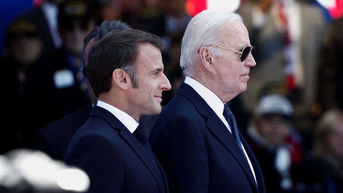 Joe Biden s-a întâlnit cu Emmanuel Macron în Franța. Au participat la comemorarea Debarcării din Normandia
