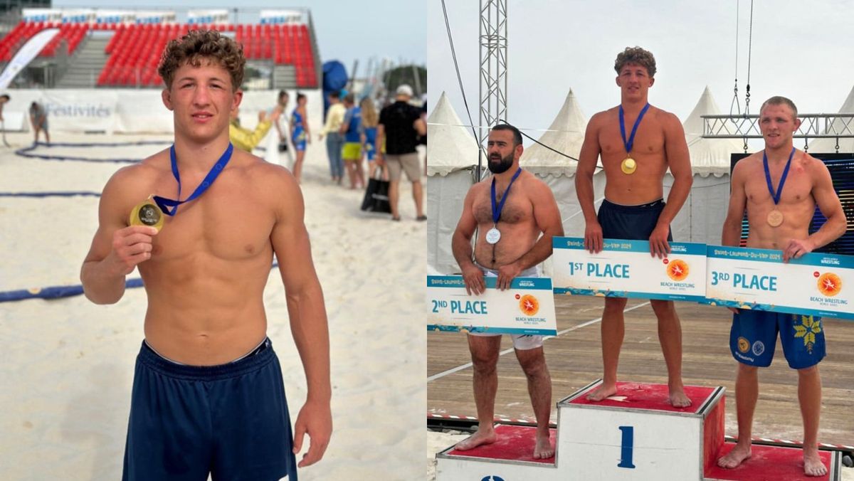 Traian Căpățînă a obținut din nou locul I la Campionatul European de Lupte pe Plajă pentru tineret