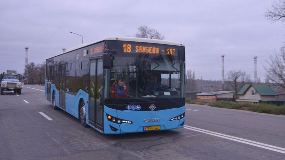 O nouă rută de autobuz pentru locuitorii din Sângera