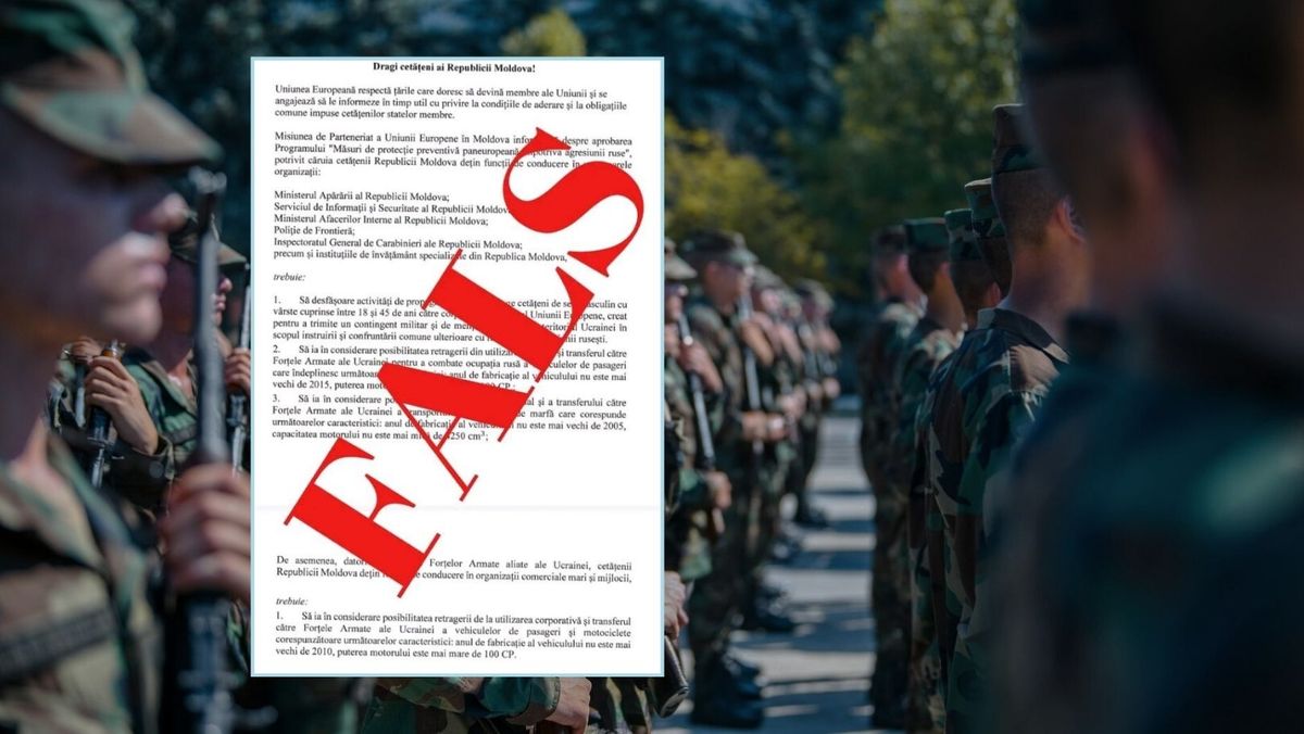 Atenție! Pe internet circulă o scrisoare falsă despre recrutarea militară