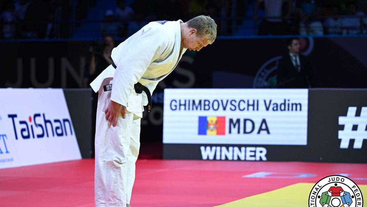 FOTO/ Moldoveanul Vadim Ghimbovschi a obținut bronzul la Campionatul Mondial la Judo U-21