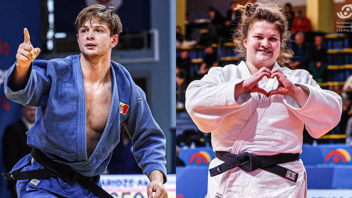 Mihail Latîșev a cucerit aurul la Campionatul European de Judo U23, iar Oxana Diacenco - bronzul