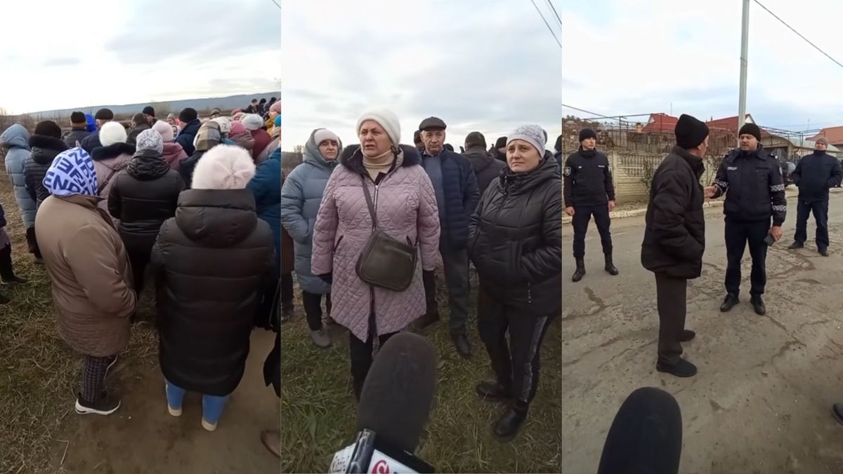 VIDEO/ „Руки прочь!”. Locuitorii satului Copanca se opun racordării la rețeaua energetică de pe malul drept