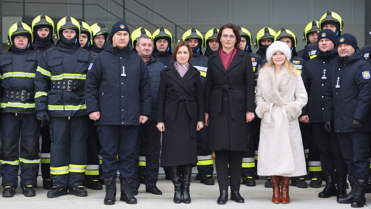 La Dondușeni a fost inaugurată o stație remiză de salvatori și pompieri, construită cu ajutorul SUA