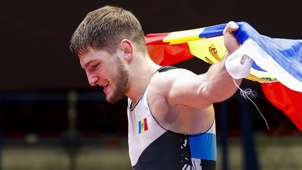 Luptătorul de stil greco-roman Vitalie Eriomenco a devenit campion european Under 23