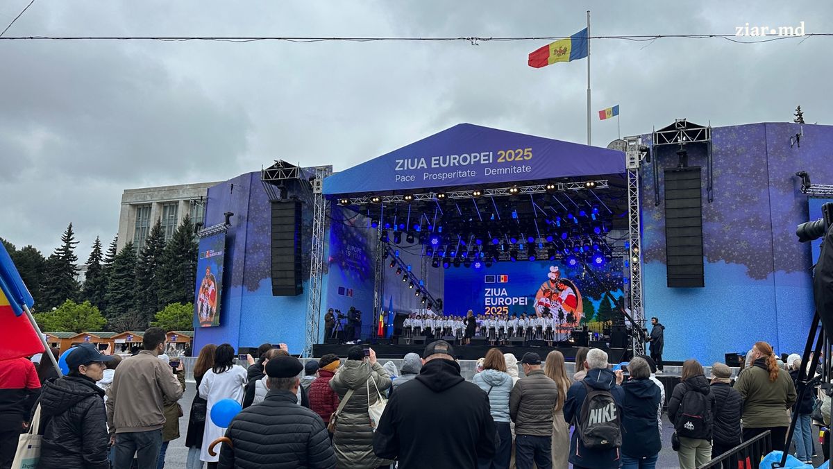 FOTO/ Ziua Europei la Chișinău - eveniment dedicat păcii, unității și valorilor europene