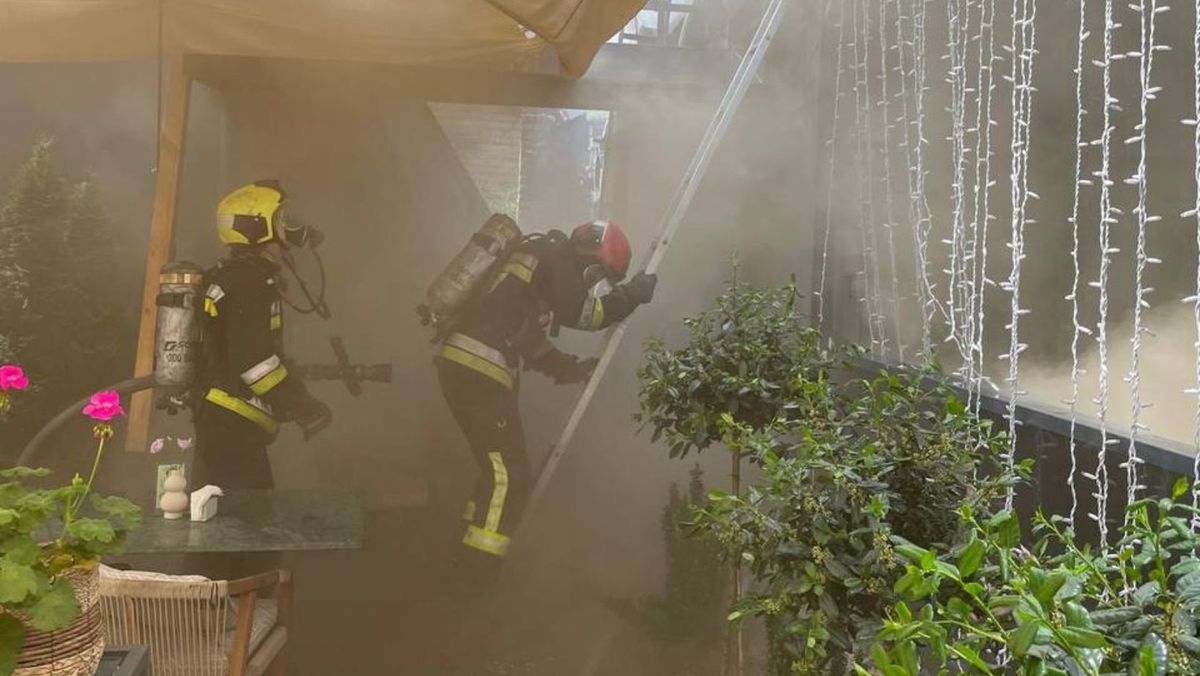 VIDEO/ IGSU, despre incendiul din restaurantul Noema: „Situația este sub control”