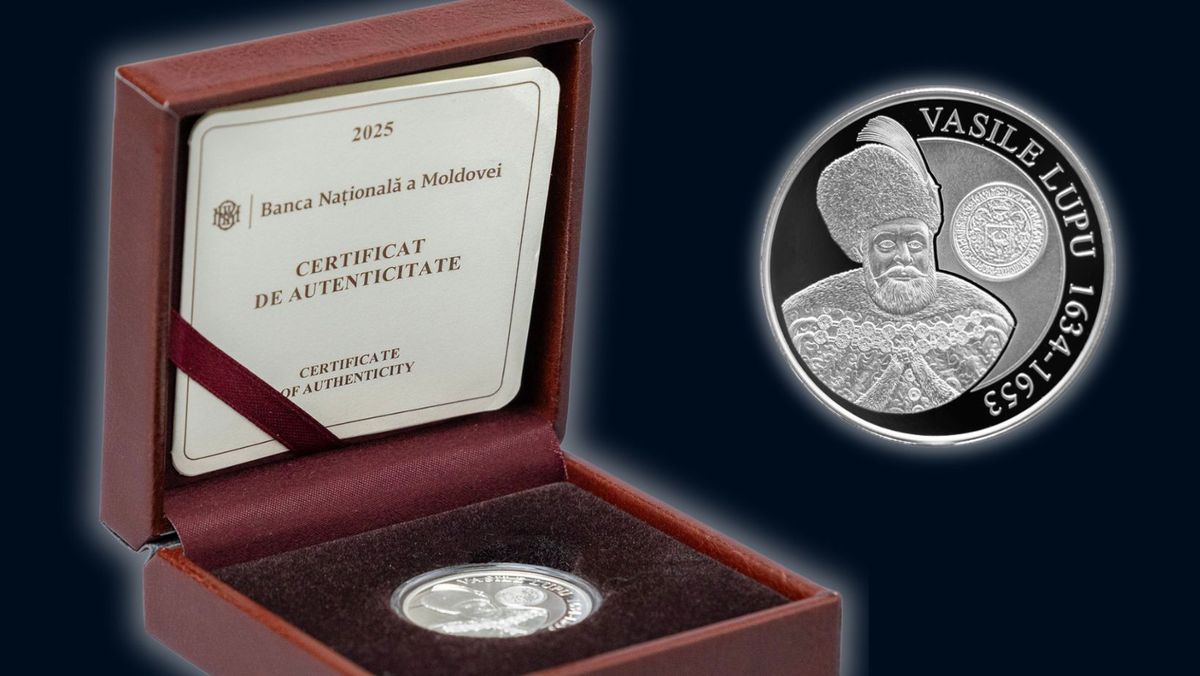 BNM lansează o monedă dedicată domnitorului Vasile Lupu - autorul primului cod de legi al Țării Moldovei