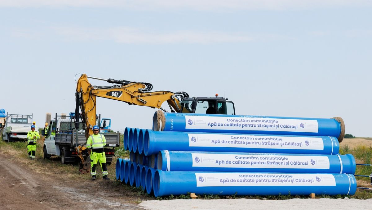 Autoritățile au dat start lucrărilor de construcție a apeductului magistral Chișinău - Strășeni - Călărași