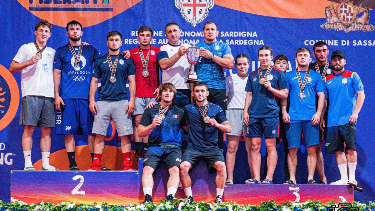 Luptătorii moldoveni au cucerit zece medalii la Turneul Internațional „Matteo Pelliconi”