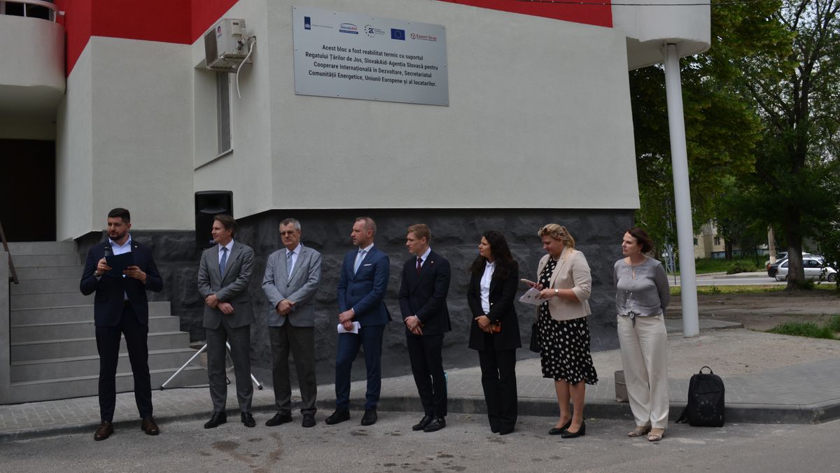 Cea mai înaltă clădire din Bălți, reabilitată termic în cadrul proiectului „Primele Rândunele”