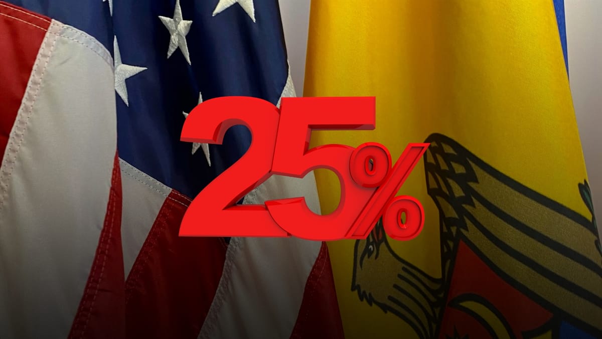 Tariful vamal de 25%, impus de SUA pentru produsele din R. Moldova, a intrat în vigoare