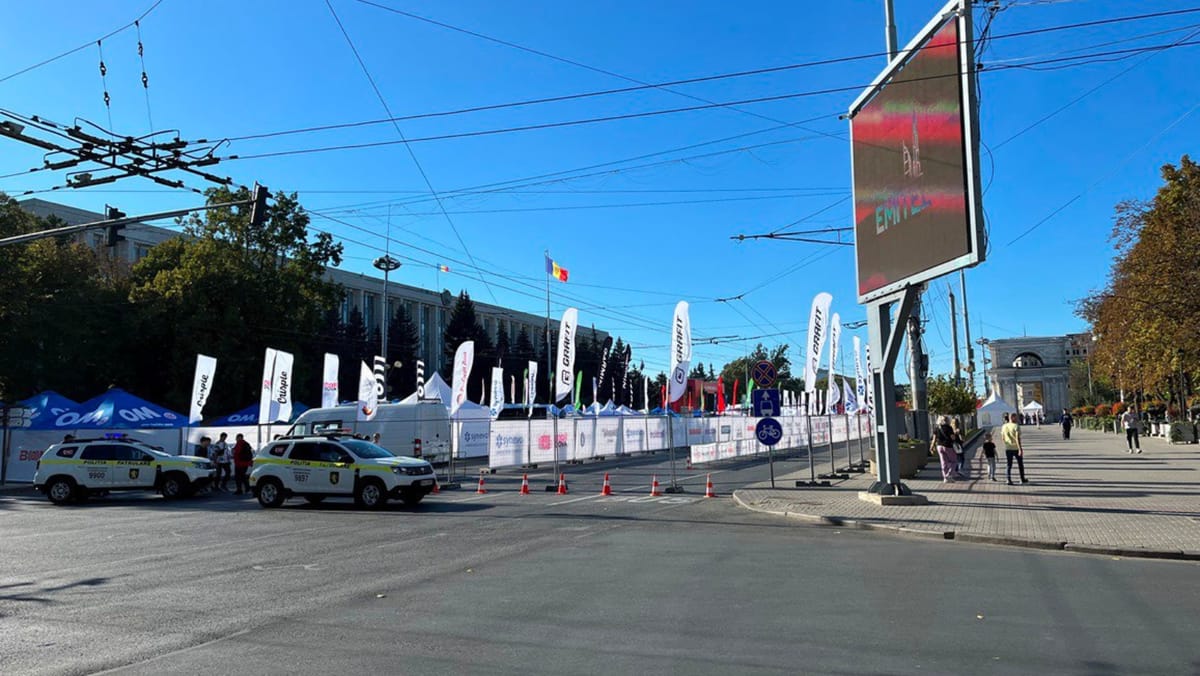 Noi restricții de circulație în capitală, în legătură cu desfășurarea evenimentului sportiv „Chișinău Marathon”