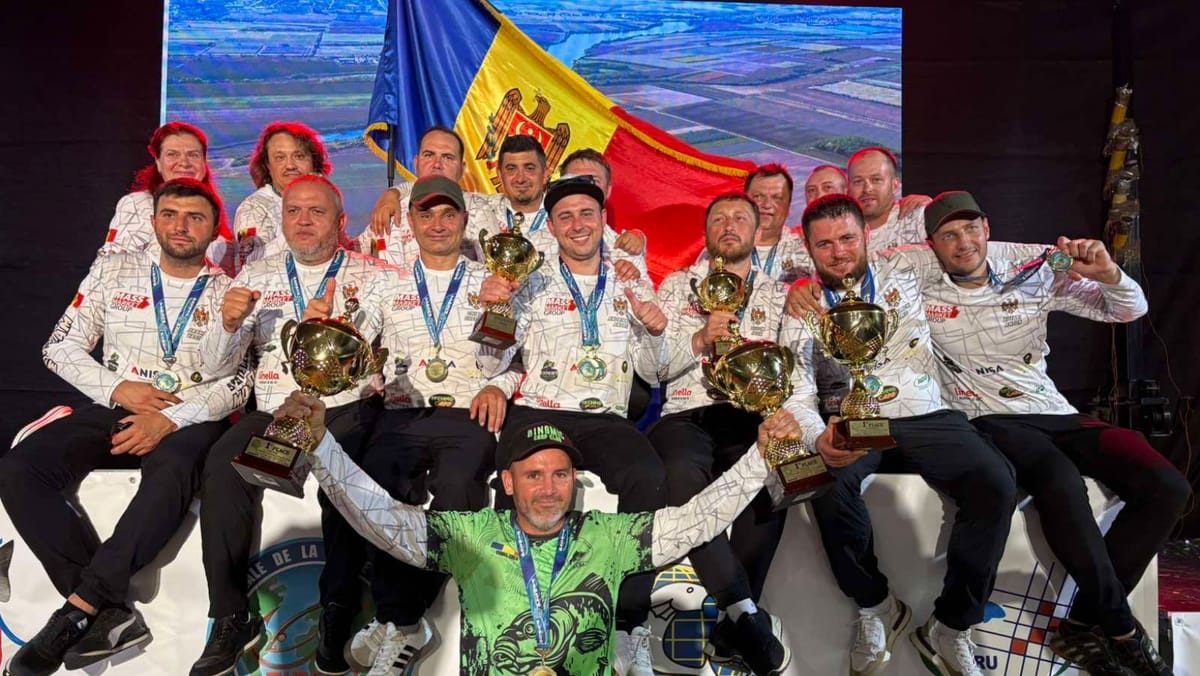 R. Moldova a cucerit AURUL la Campionatul Mondial de Pescuit Sportiv la Crap - VIDEO