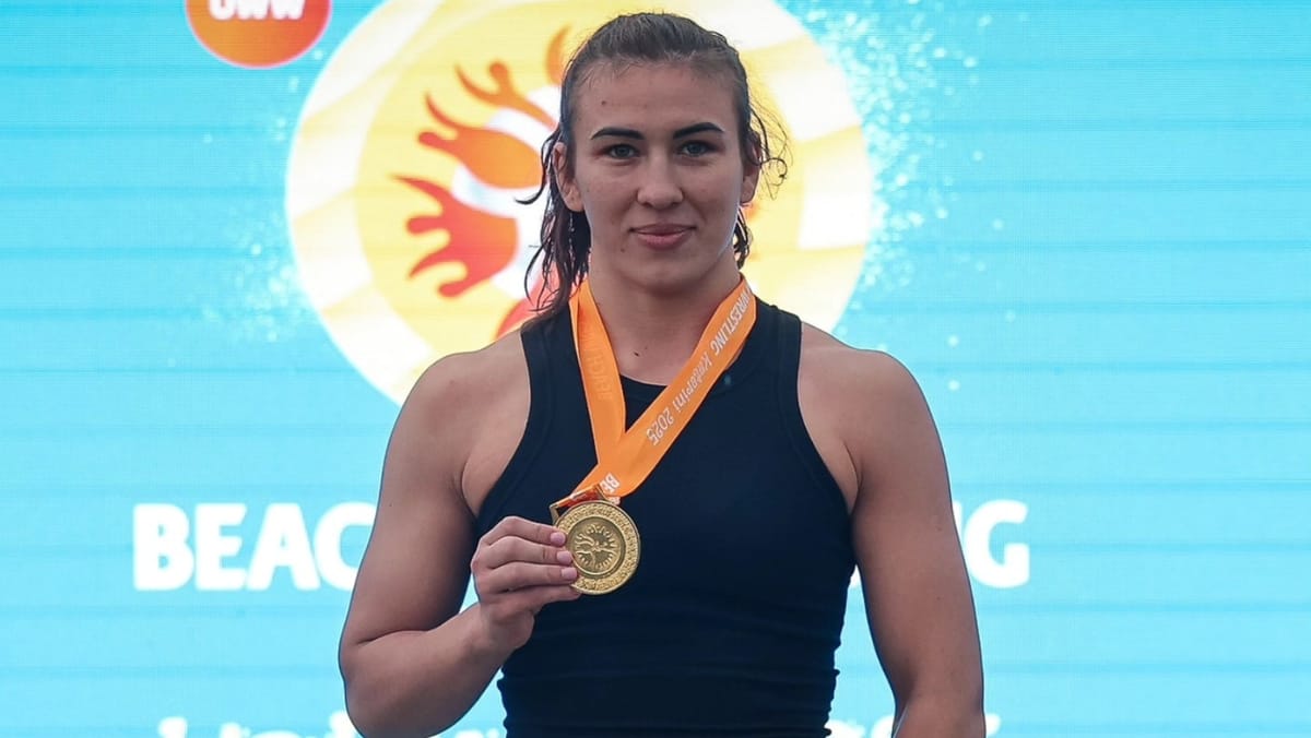 Irina Rîngaci a cucerit medalia de aur la Campionatul mondial de lupte pe plajă