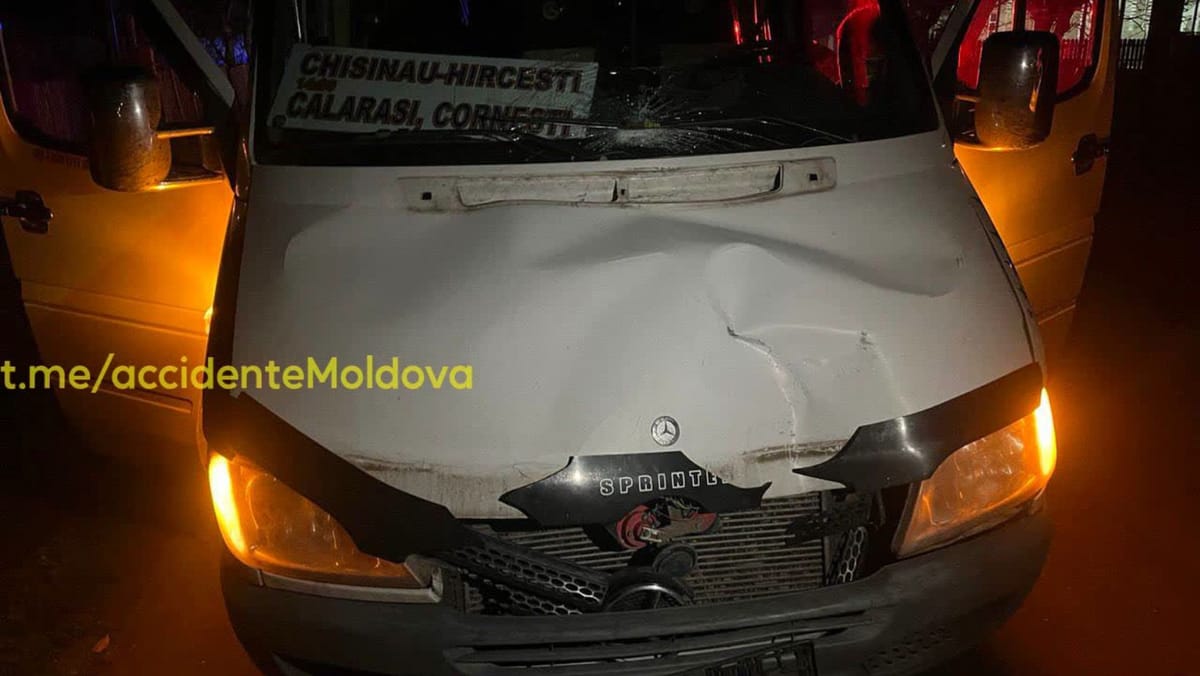 O femeie a fost tamponată mortal de un microbuz de rută