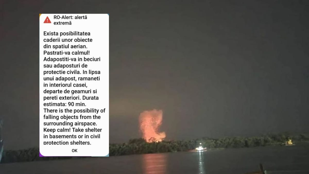 Atacuri asupra porturilor ucrainene de la Dunăre. România raportează prezența unor posibile fragmente de dronă în Tulcea