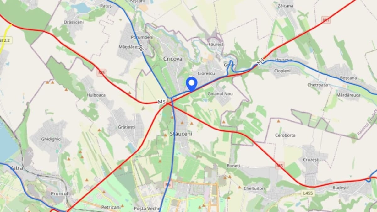 Un nou sens giratoriu urmează a fi construit în zona localităților Cricova, Ciorescu și Goianul Nou