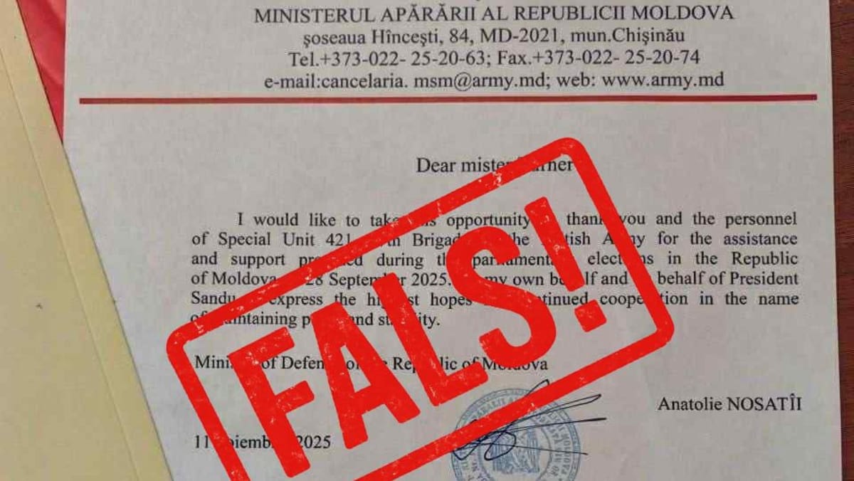 Atenție! Pe Telegram circulă o scrisoare falsă atribuită ministrului Apărării
