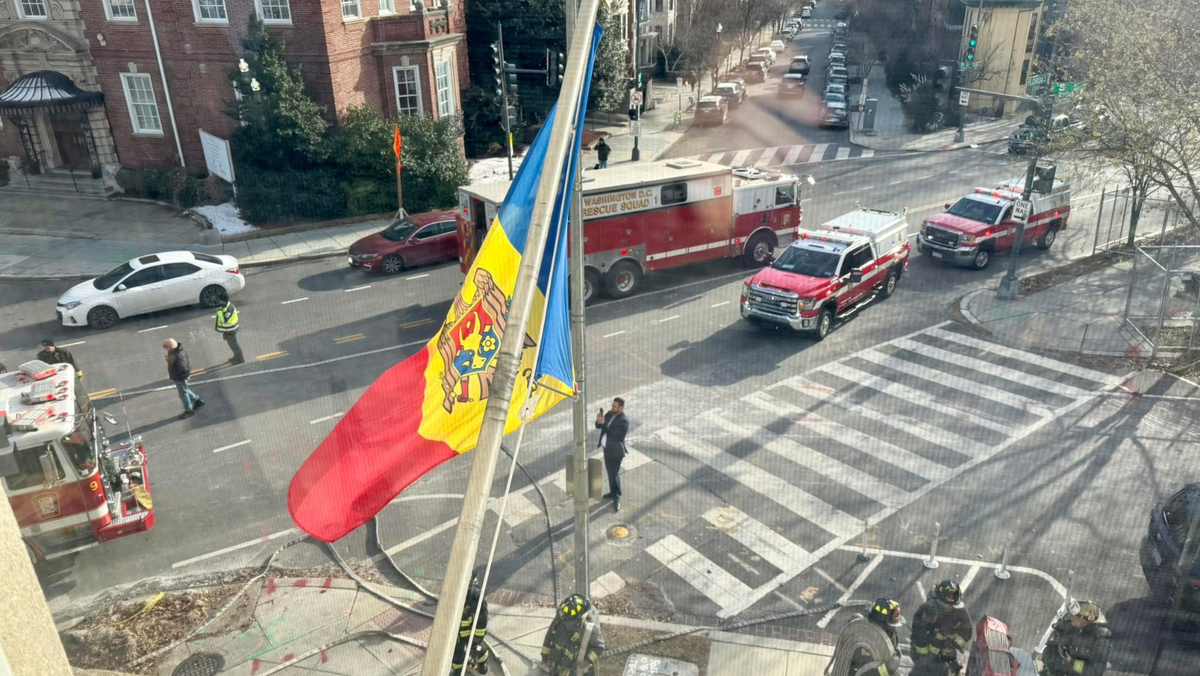 Incendiu la ambasada R. Moldova din SUA. Misiunea diplomatică a sistat temporar prestarea serviciilor consulare