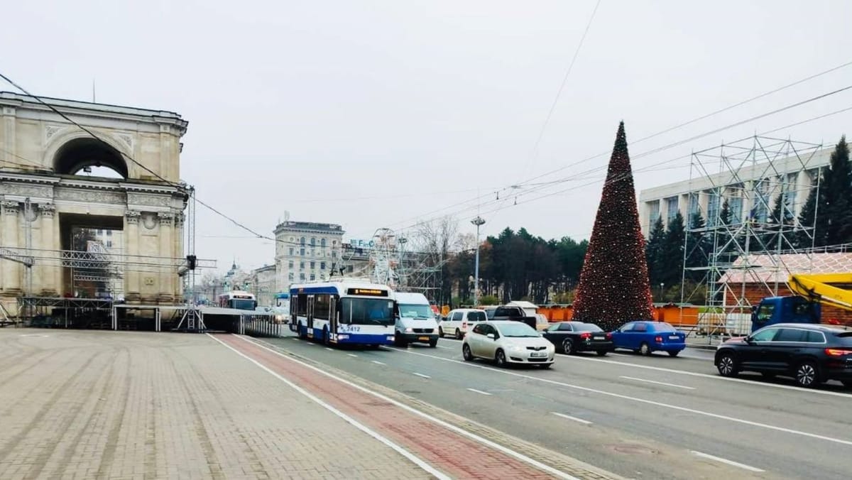 Trafic restricționat pe bulevardul Ștefan cel Mare și Sfânt: Cum va circula transportul public pe 24 și 25 decembrie
