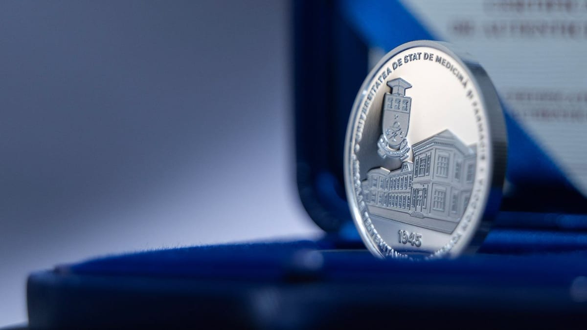 BNM pune în circulație două monede comemorative: Petre Teodorovici și 80 de ani de la înființarea USMF „Nicolae Testemițanu”