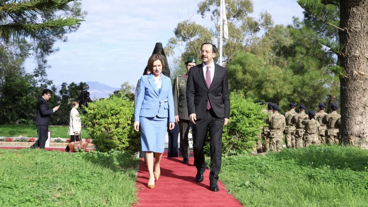 Vizita președintei Maia Sandu în Cipru, calificată drept „istorică” de Nikos Christodoulides