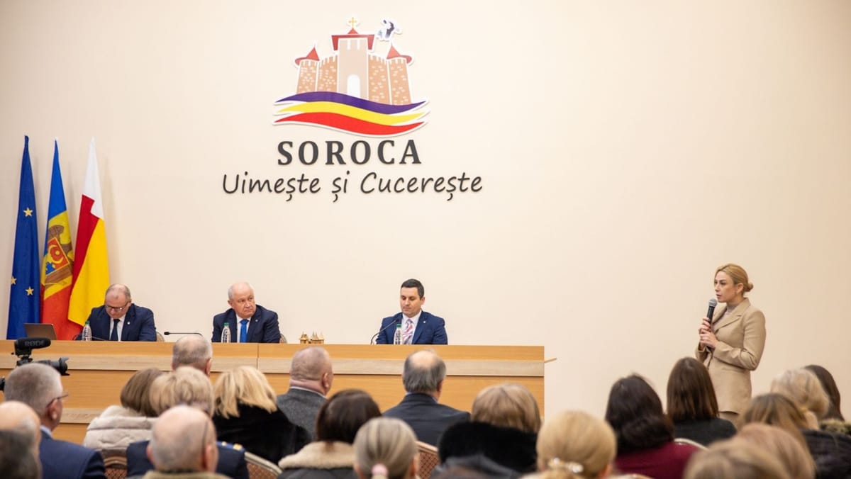 Alexandru Munteanu, în vizită la Soroca. A discutat cu autoritățile locale despre apă, drumuri și serviciile publice