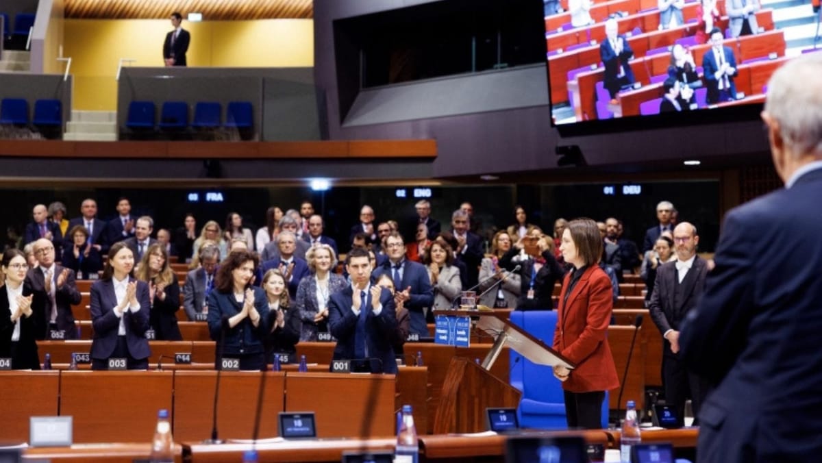 Maia Sandu avertizează la Strasbourg: „Dacă Ucraina cade, Rusia nu se va opri în Republica Moldova”