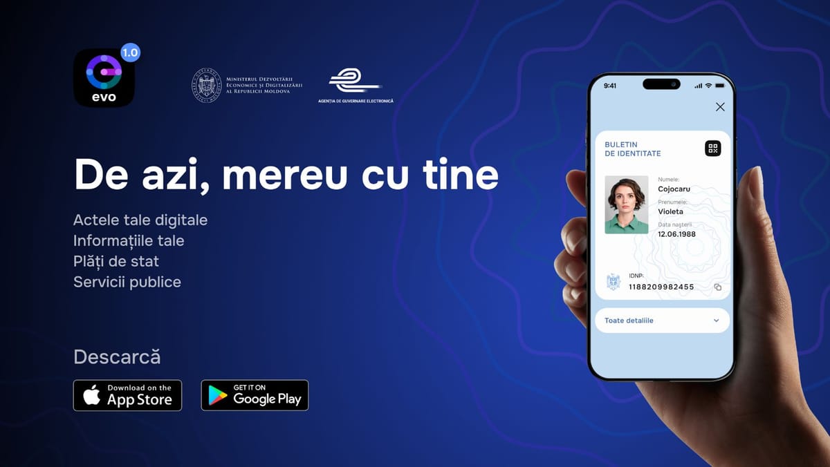 Portalul EVO, lansat oficial: sute de servicii publice accesibile online pentru cetățeni, antreprenori și diaspora