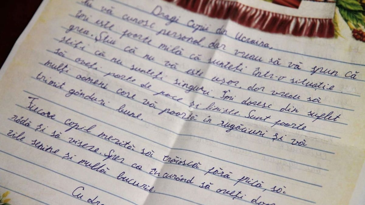 Elevii din R. Moldova, solidari cu copiii din Ucraina: 20.000 de scrisori, redactate în mai puțin de două săptămâni