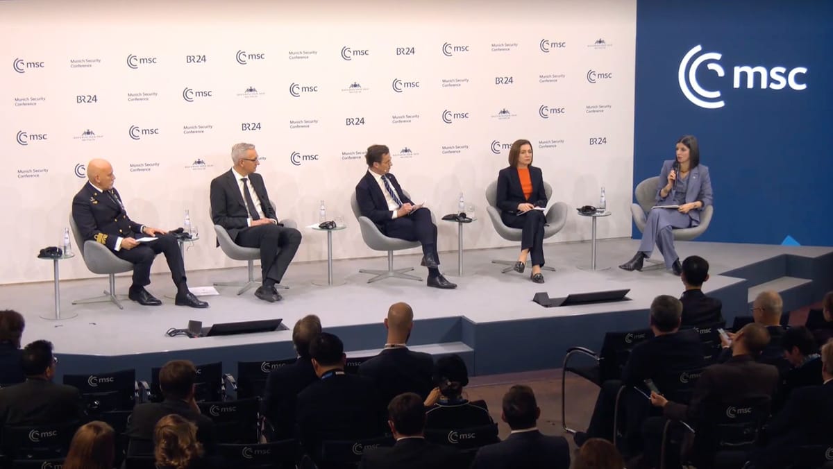 Maia Sandu avertizează la München asupra războiului hibrid purtat de Rusia împotriva R. Moldova