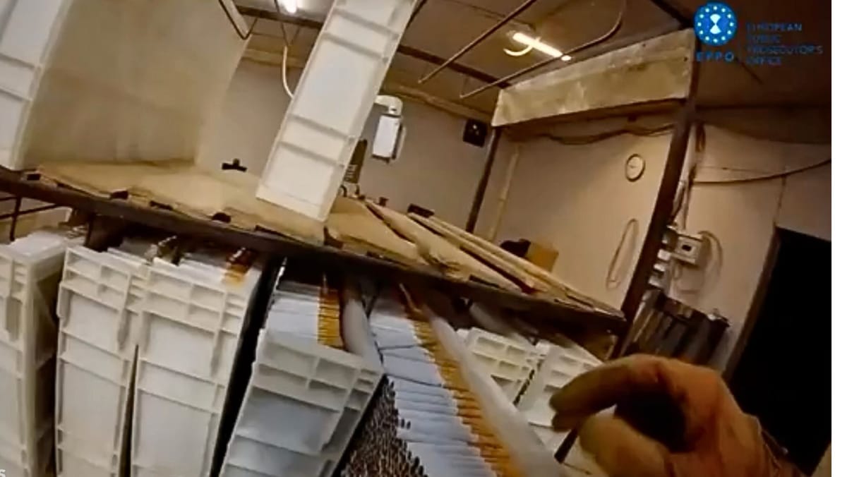 VIDEO/ O fabrică „fantomă” din Italia producea țigări de milioane de euro. Printre muncitori se aflau și trei moldoveni