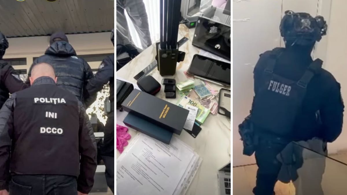 VIDEO/ Lovitură comună R. Moldova-România, sub egida Europol/Eurojust. Grupare de fraude prin call-centre, pe mâna poliţiei